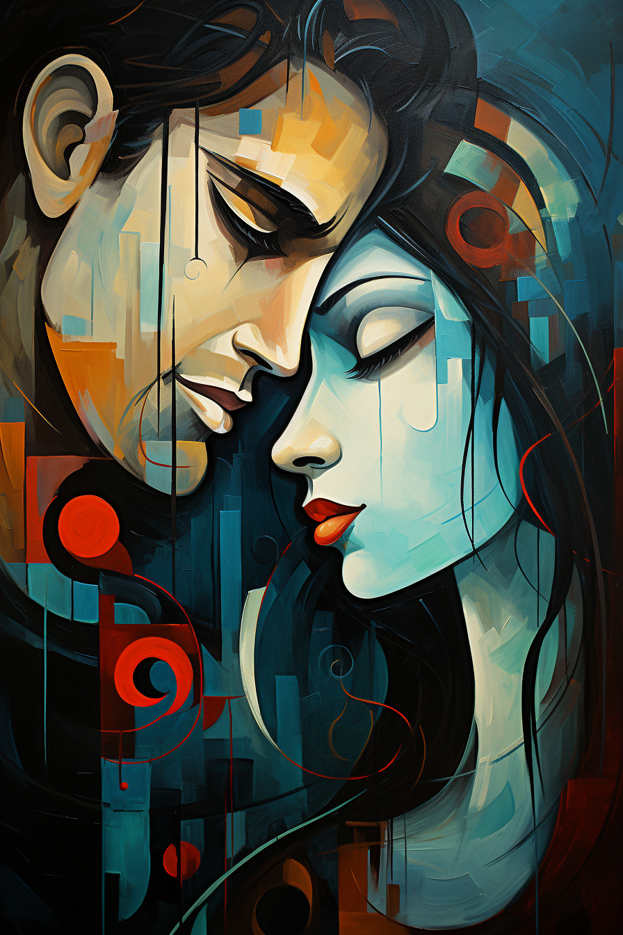 Abstract Love Artwork