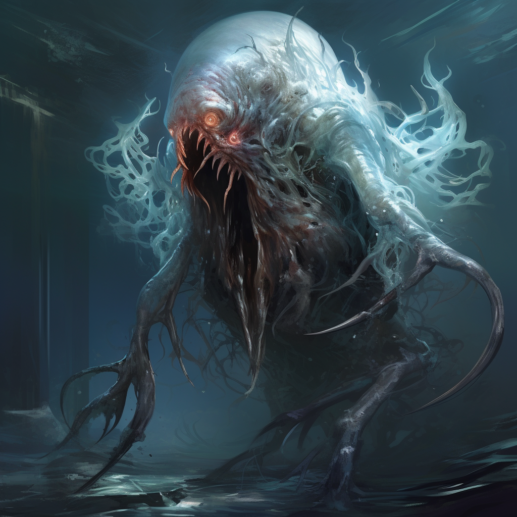 Grotesque Lovecraftian Cosmic Horror Image