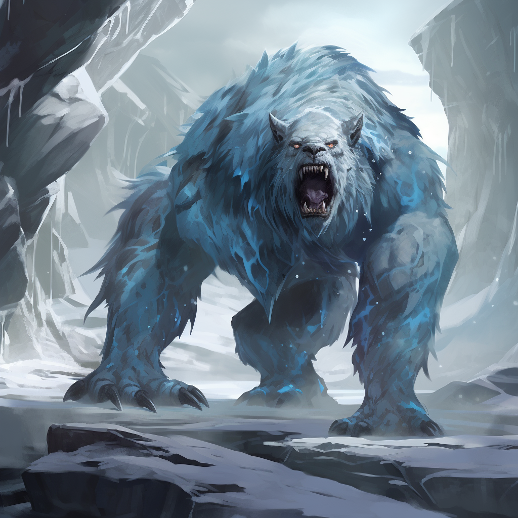 Cold-damage creature with ice powers