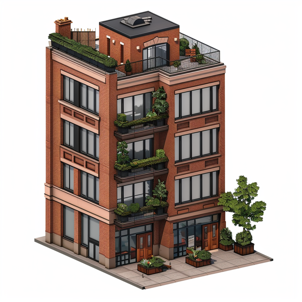 modern duplex apartment building design