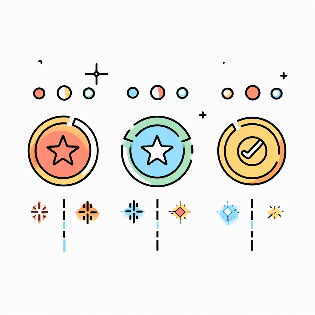 Loyalty Points Reward System Icons