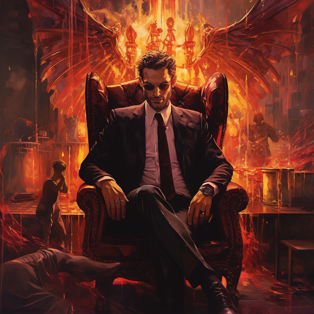 Stunning Lucifer Artwork Neo Noir