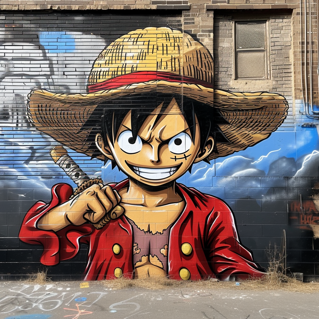 Luffy in Streetwear