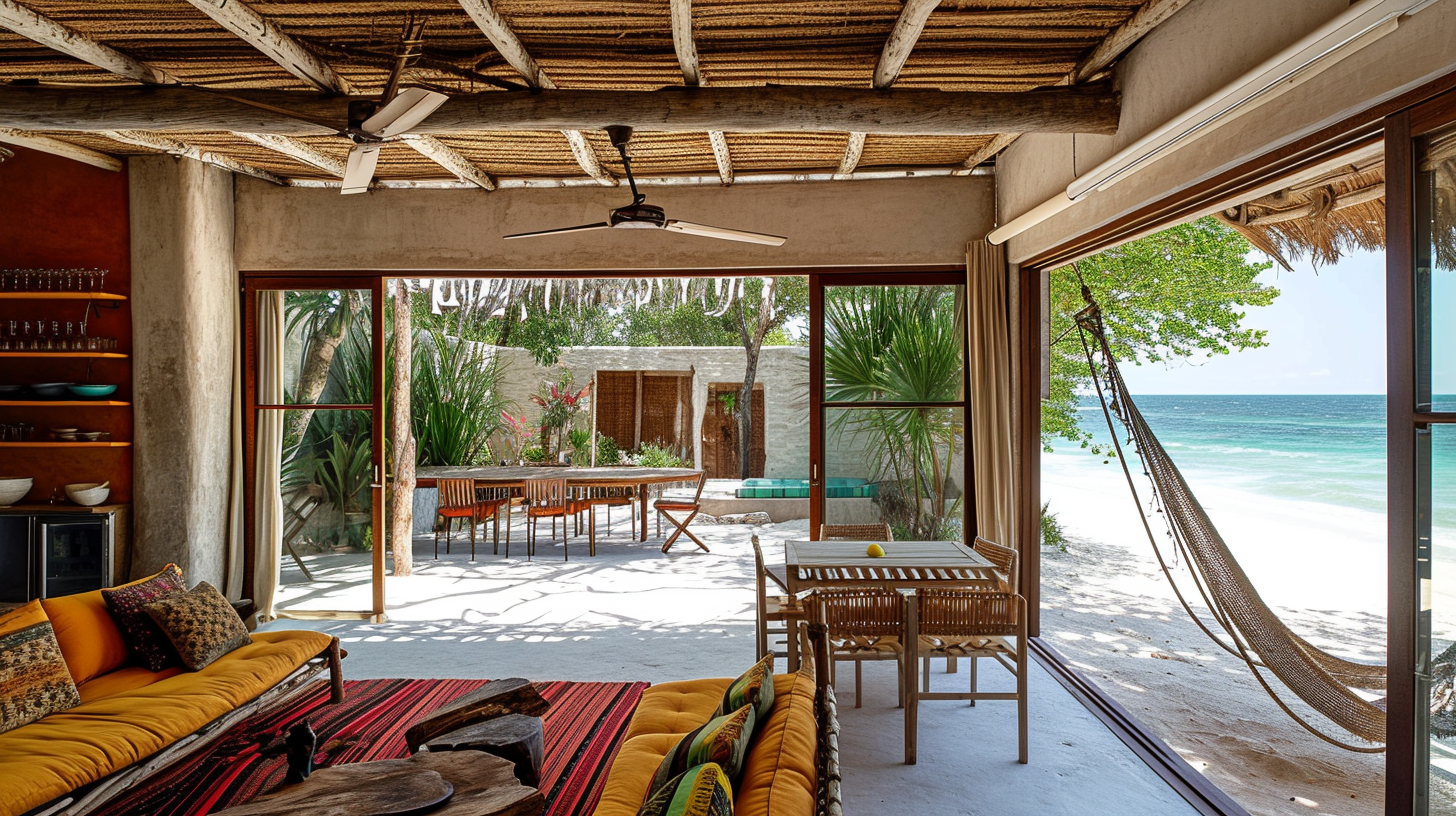 Luis Barragan house on white sand beach