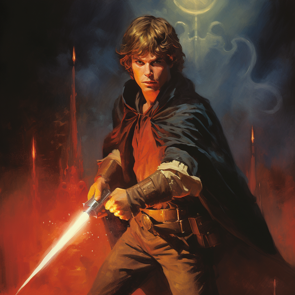 Luke from Star Wars Fantasy Novel