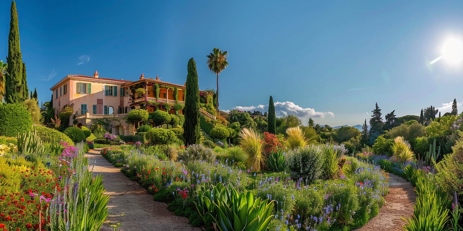 Lush Garden Villa France