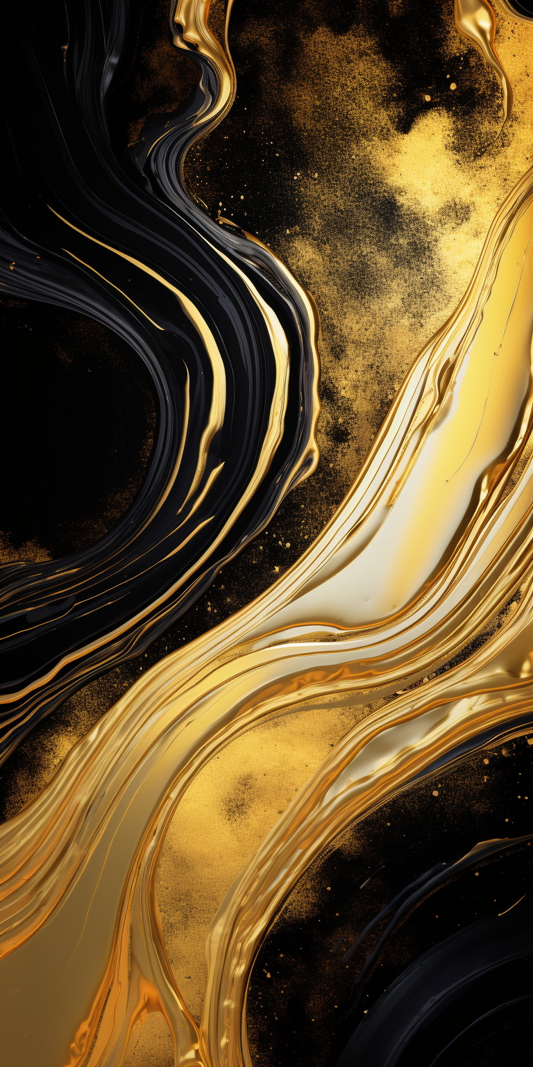 Luxe gold abstract simple design