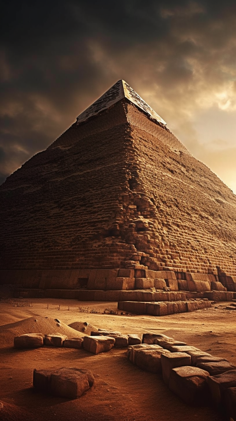 Luxurious Great Pyramid Stock Image