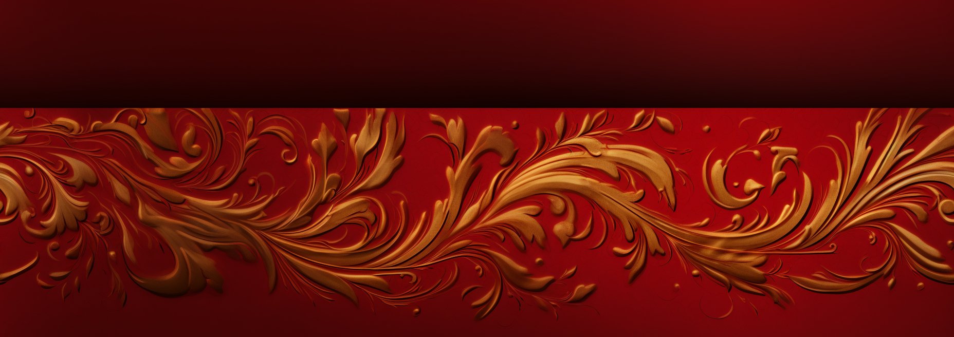 Elegant red and gold wallpaper design