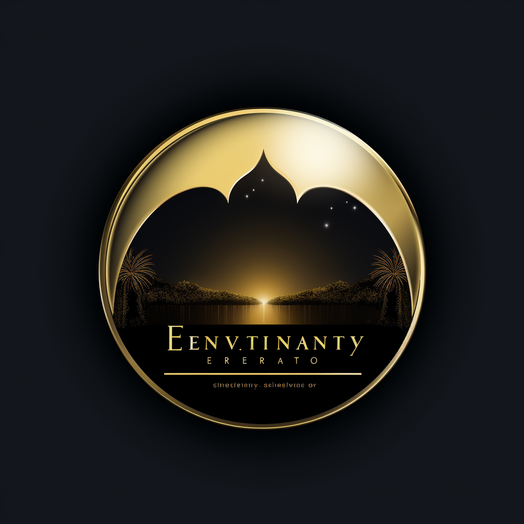 Luxury Event Logo with Tent