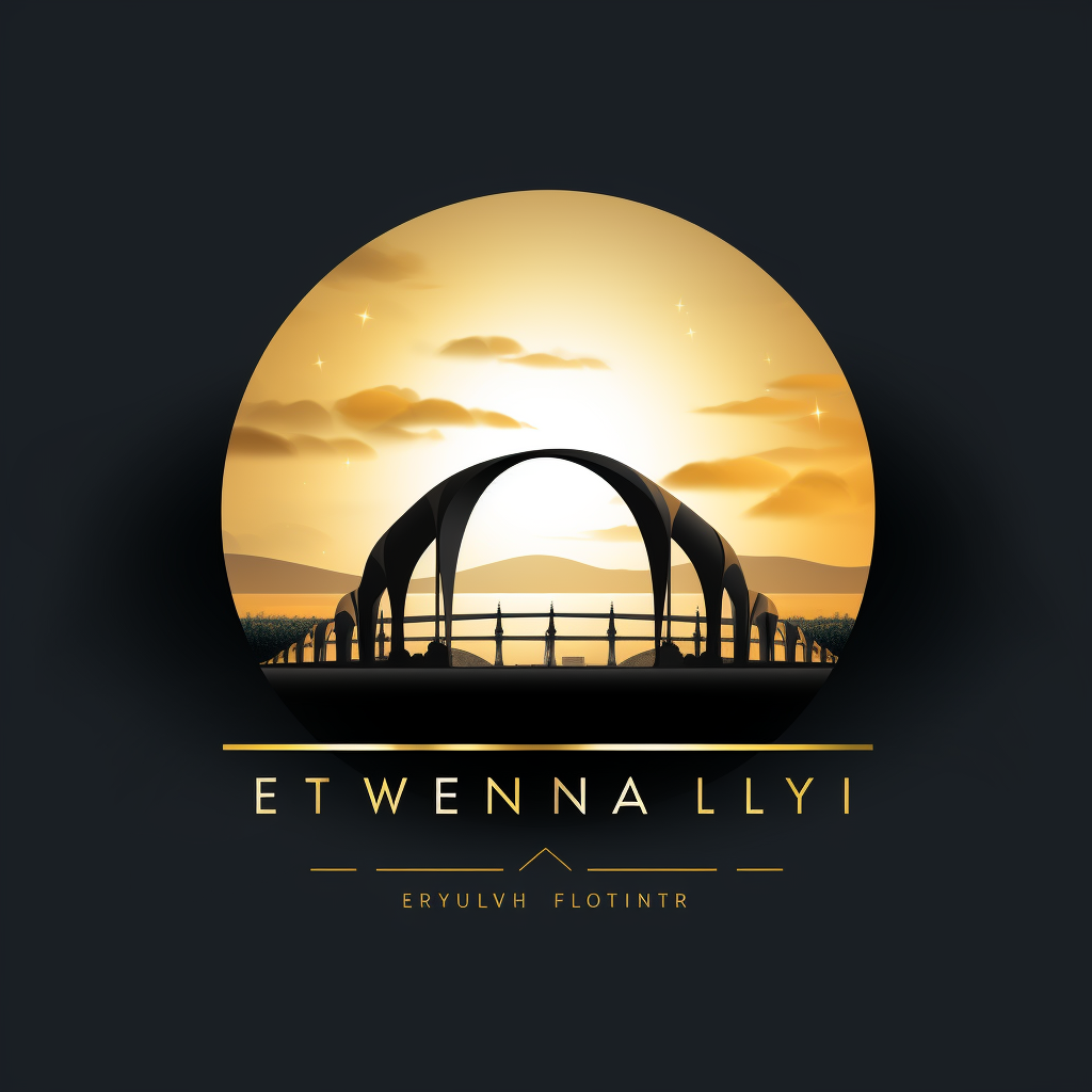 Luxury Event Logo with Shadow Tent