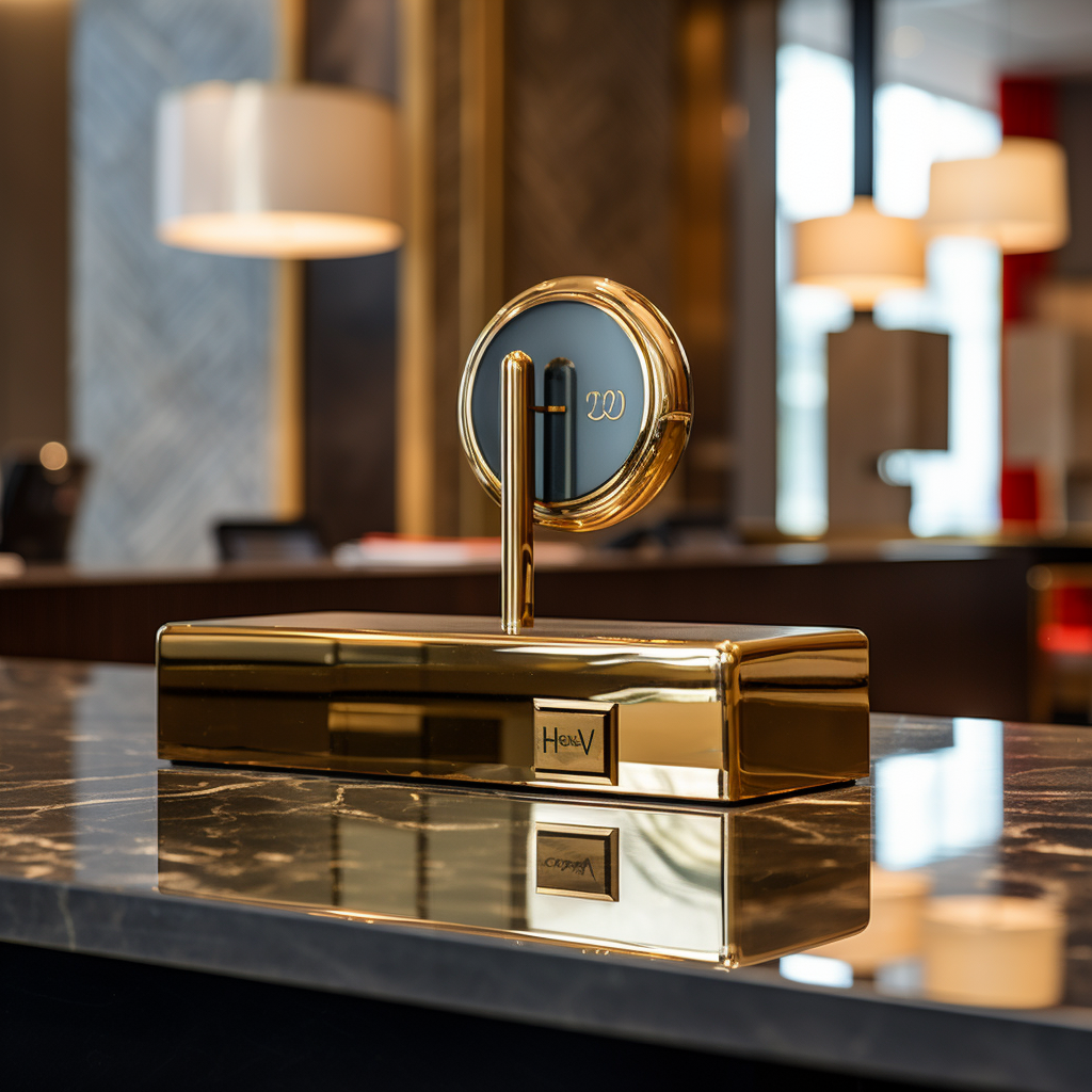 Modern Luxury Hotel Check-In Counter