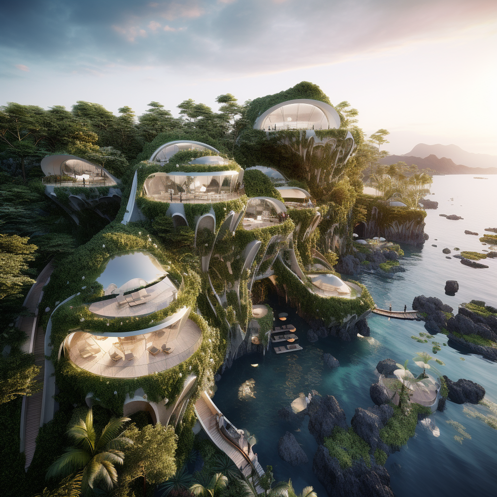 Stunning luxury resort on a fantasy island