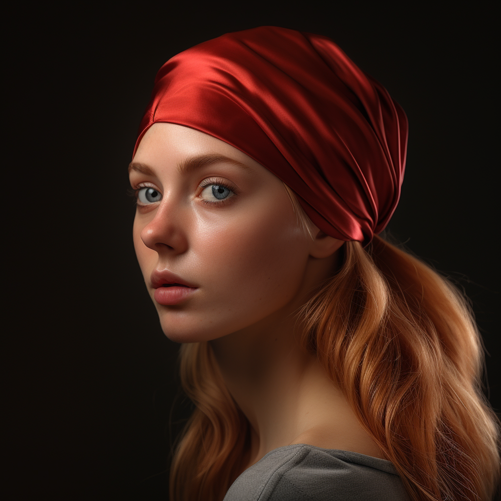 Luxury Shiny Red Head Band Photo