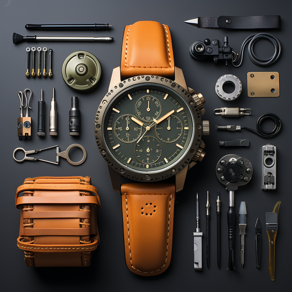 Luxury watch media kit colors