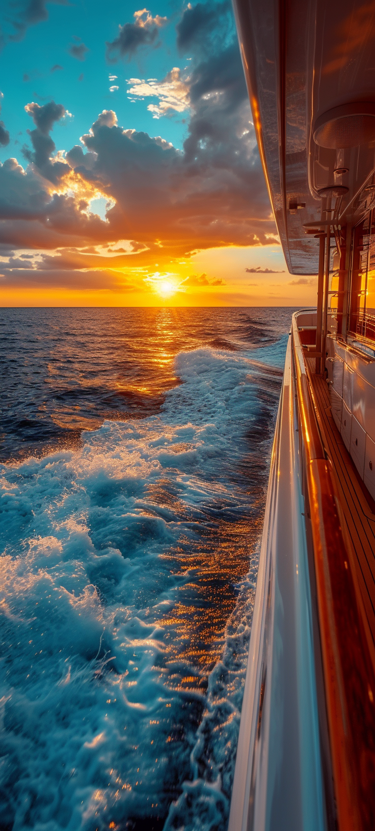 Luxury Yacht Ocean View California Coastline