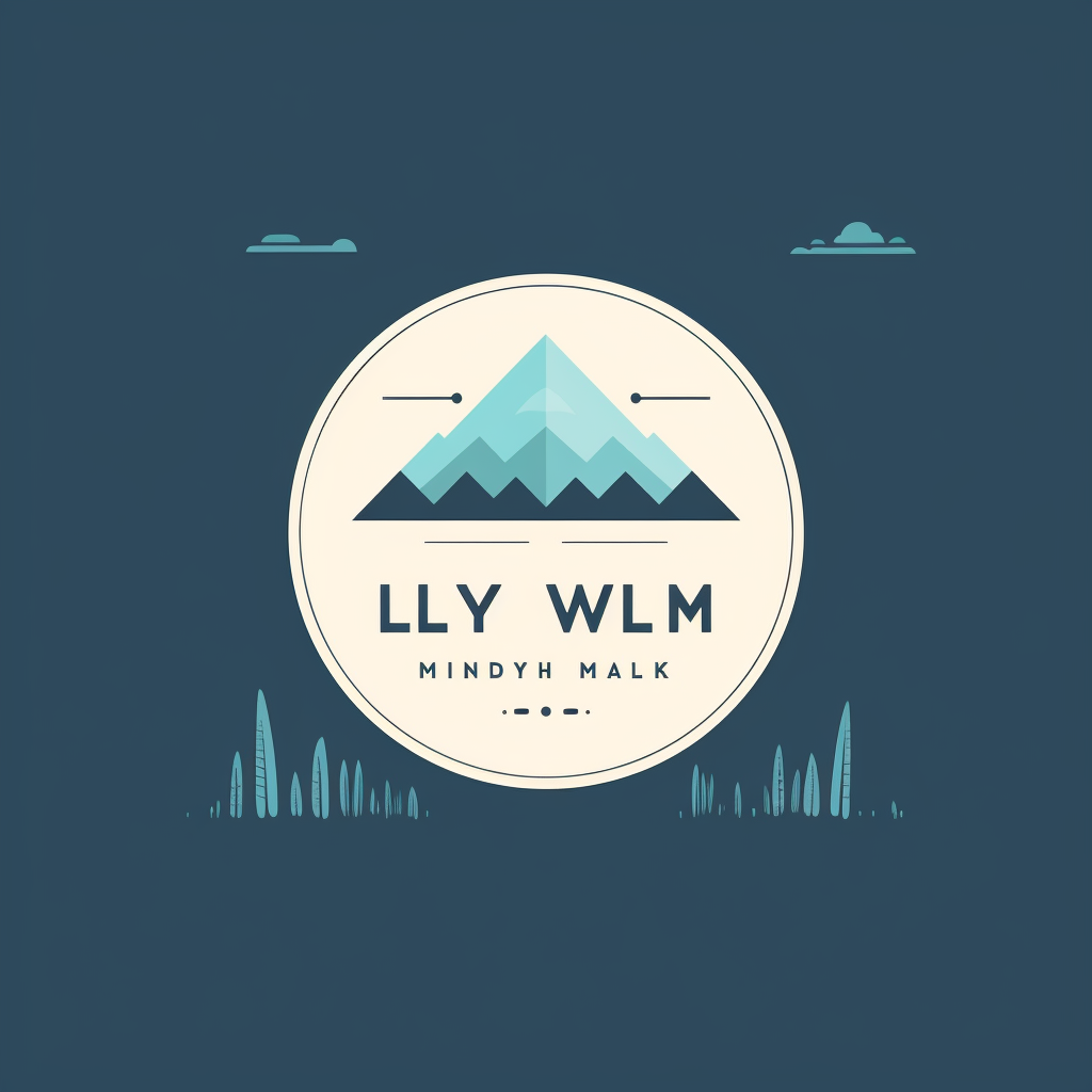Minimalist LWM logo design