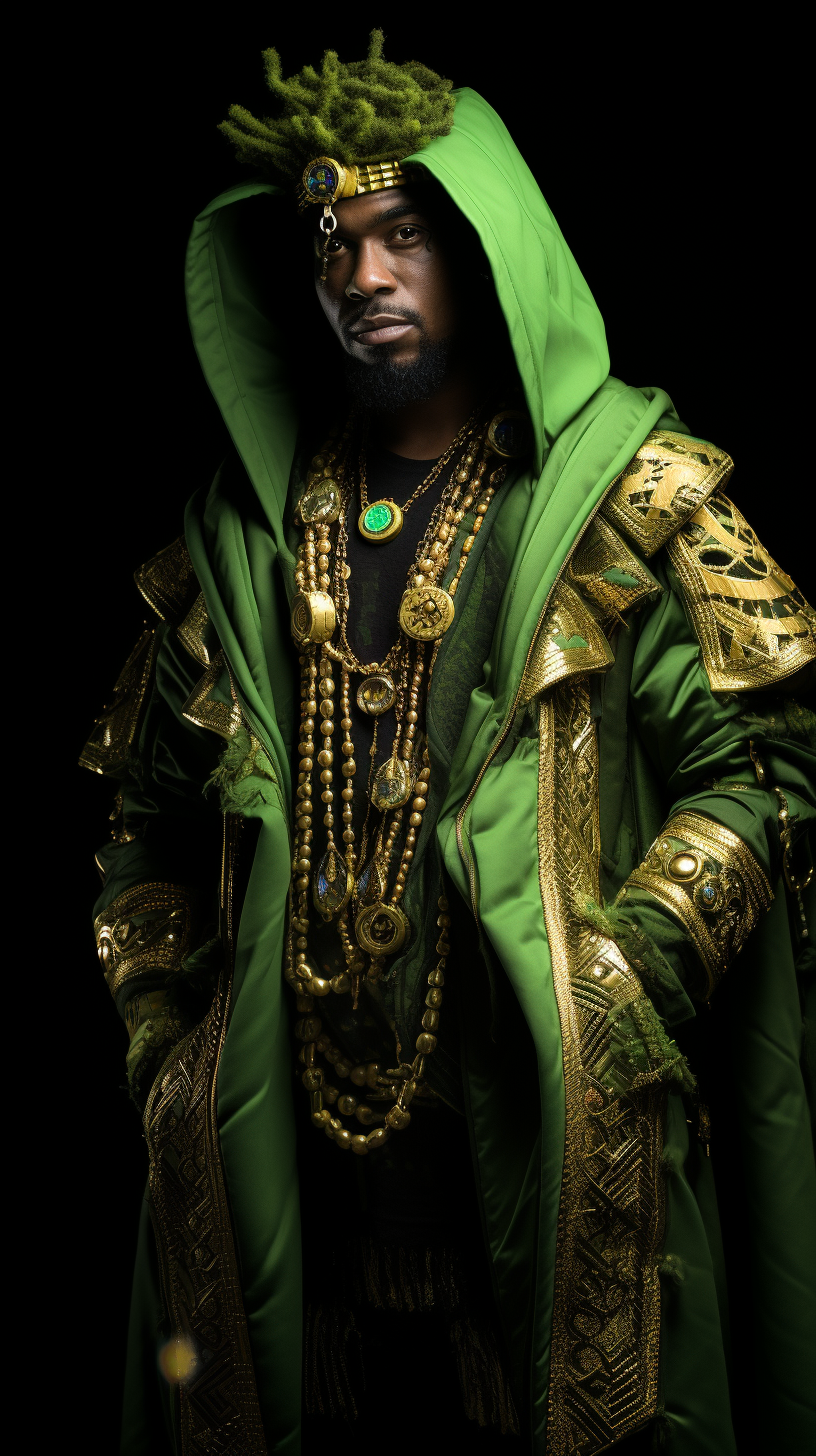 Futuristic healer image with M-1 Dead Prez