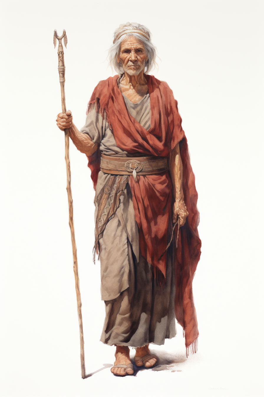 Macedonian Hoplite Old Woman Veteran