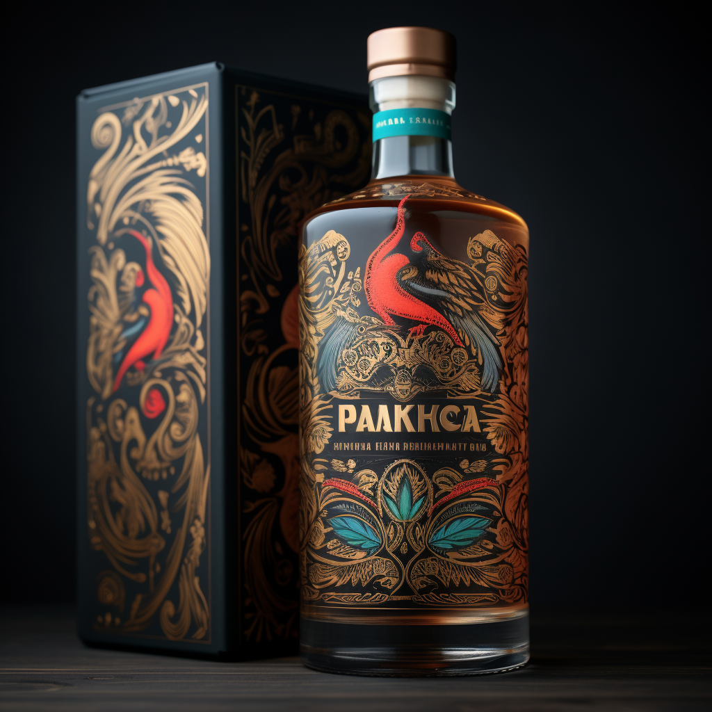 Delicious Macedonian Rakija Bottle Label Design