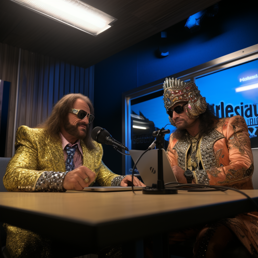 Macho Man Randy Savage and Rod Sterling podcast conversation