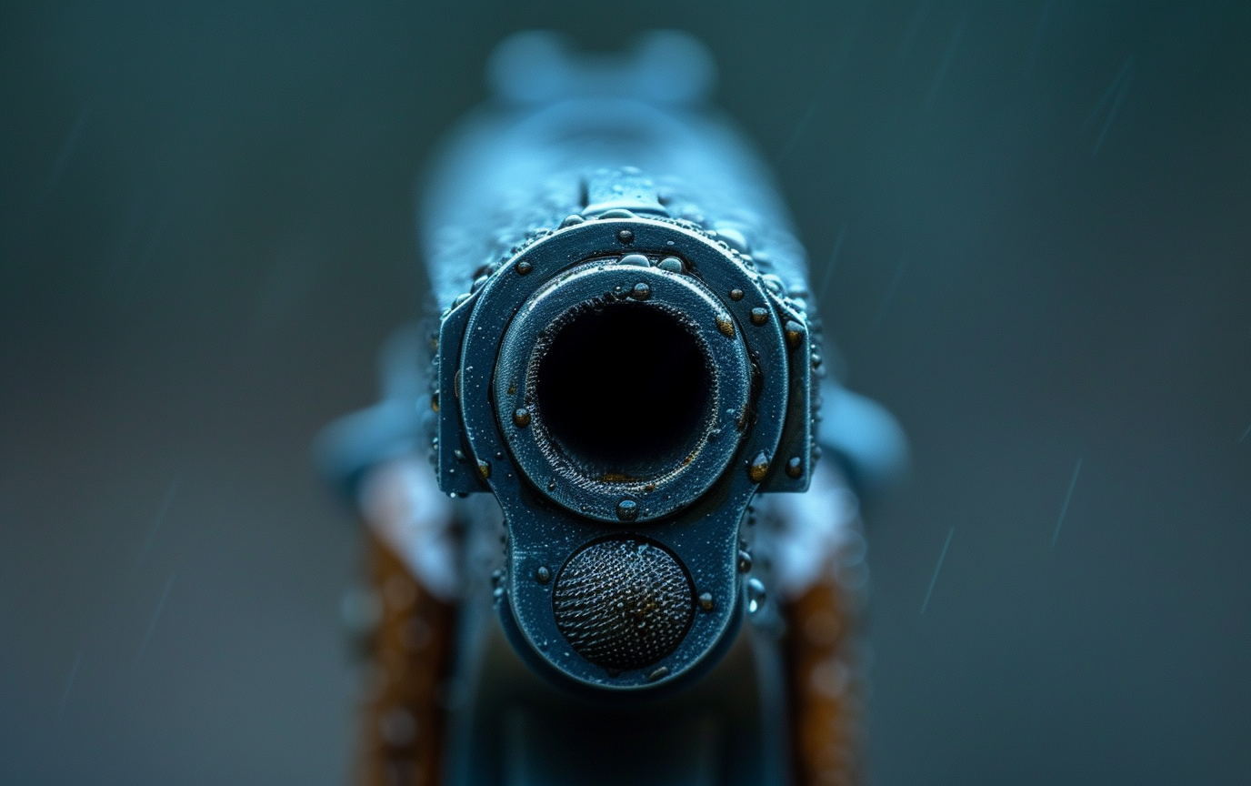 Macro Photography of 1911 Barrel