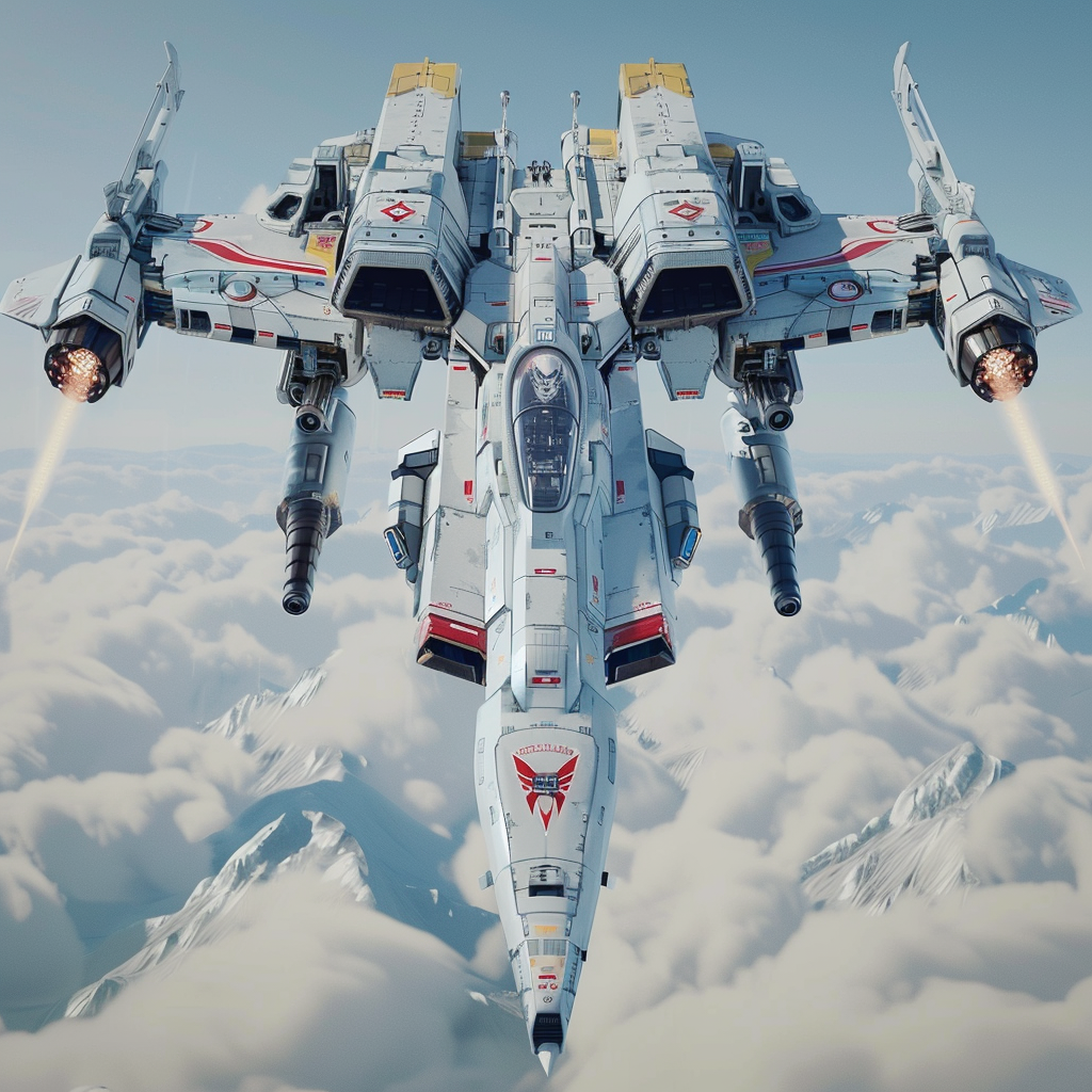 Detailed Macross VF-1S Valkyrie Robot