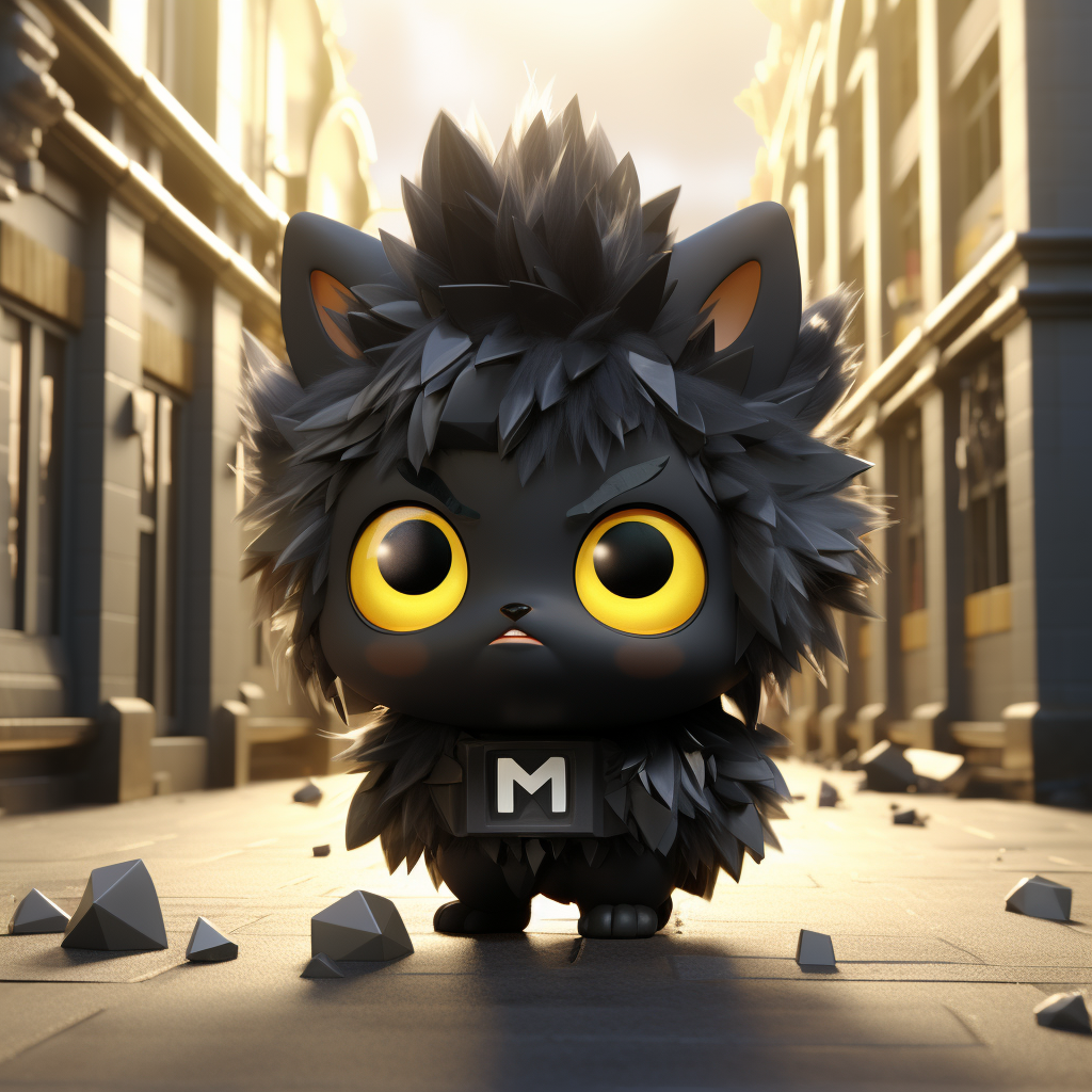 Angry Black Fur Character Representing MAD Community