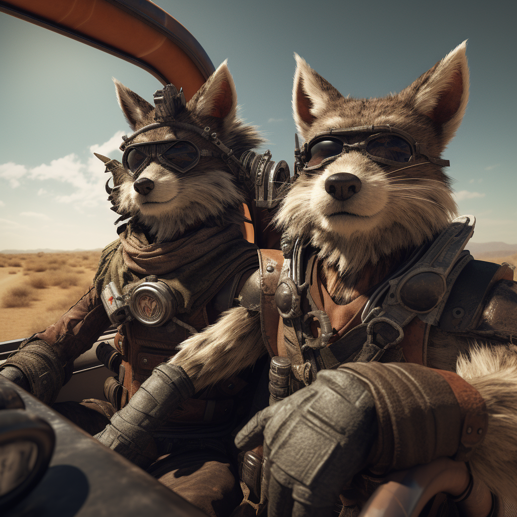 Furries on the Mad Max Road