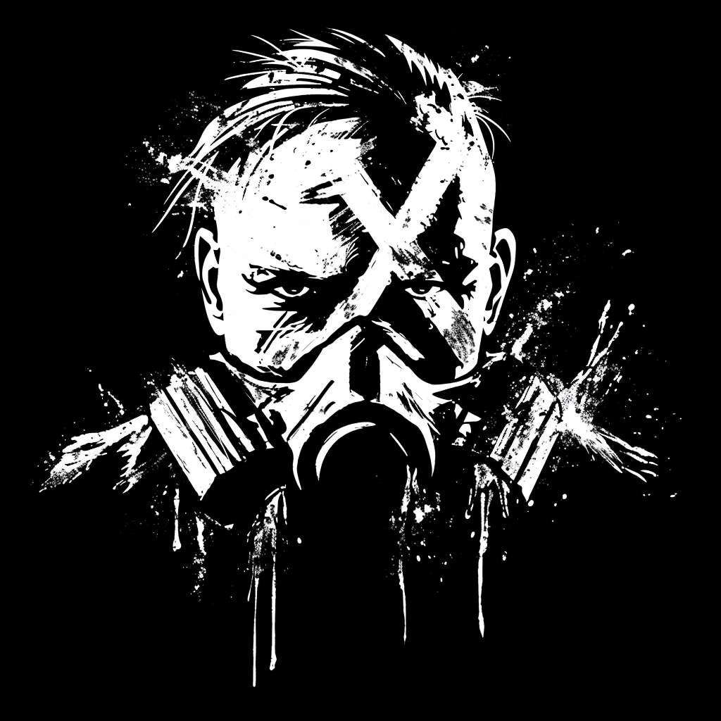 Mad Max Fury Road Head Grunge Logo