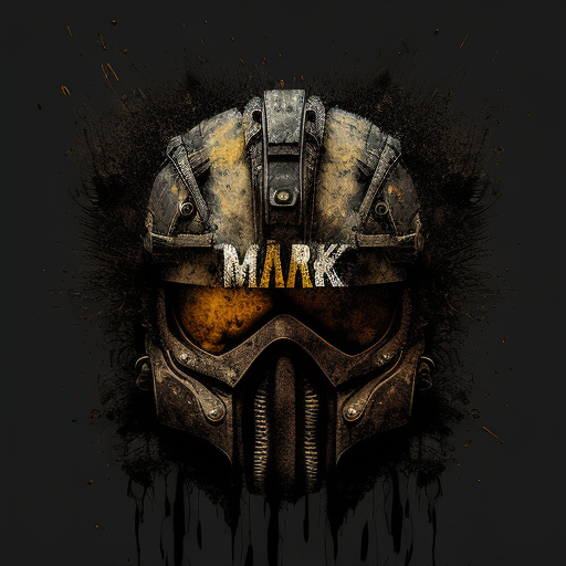 Mad Max Fury Road Helmet Grunge Logo