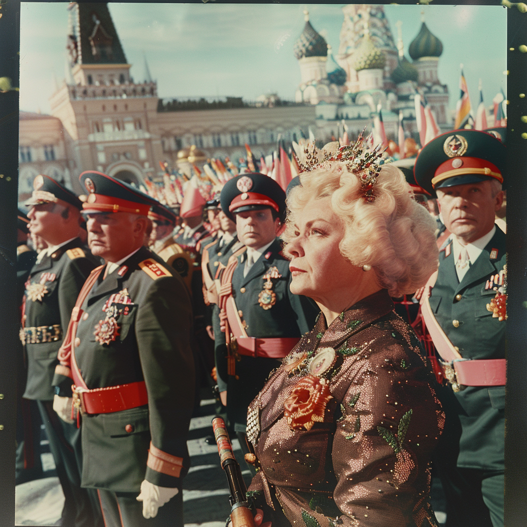 Mae West Kremlin Parade Photo