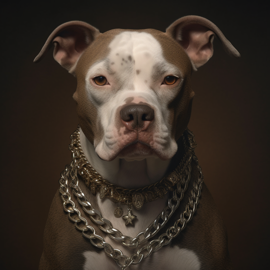 Mafia Dog with Akiva and Diamond Chain