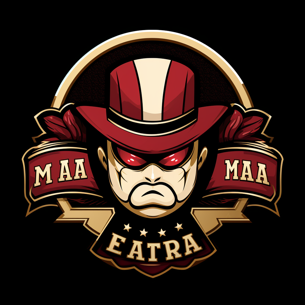 Mafia team football logo on white background