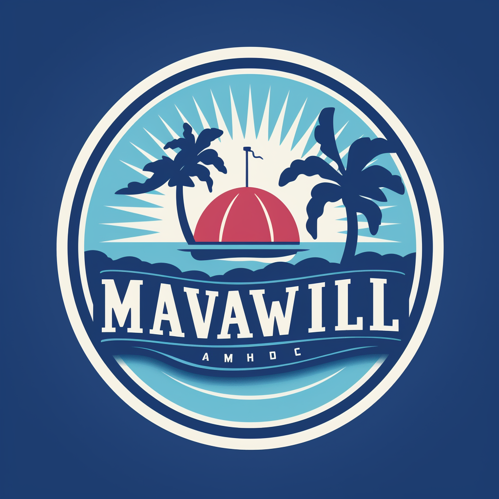 MAGAritaville logo with American flag