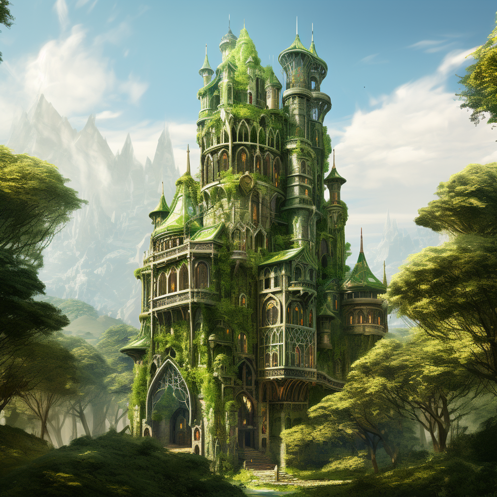 Illustration of Elven Mage Tower