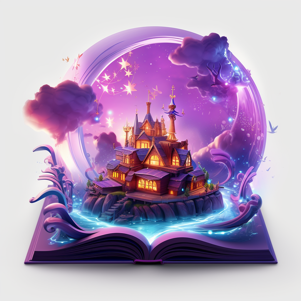 Children's storybook with a magical theme