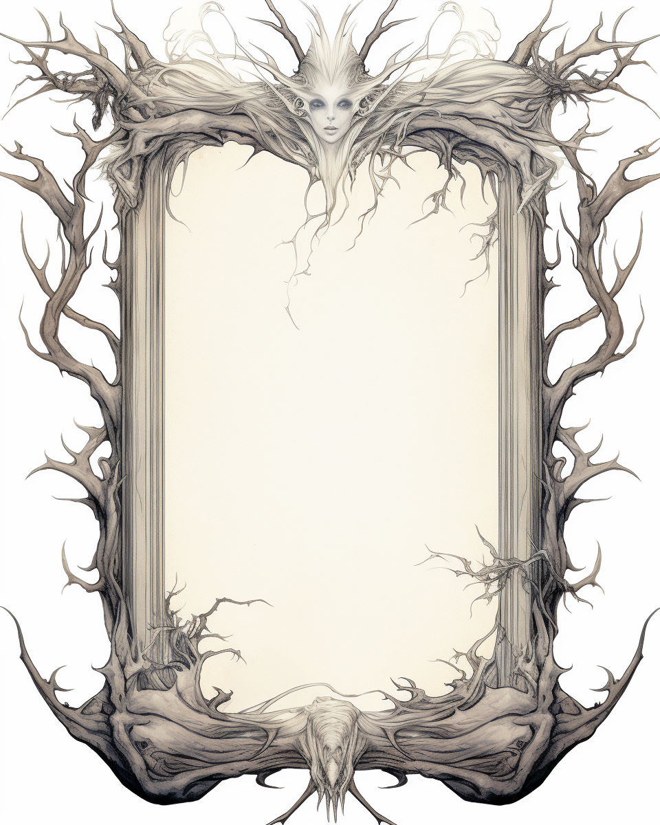 Magical Symbols Frame Design