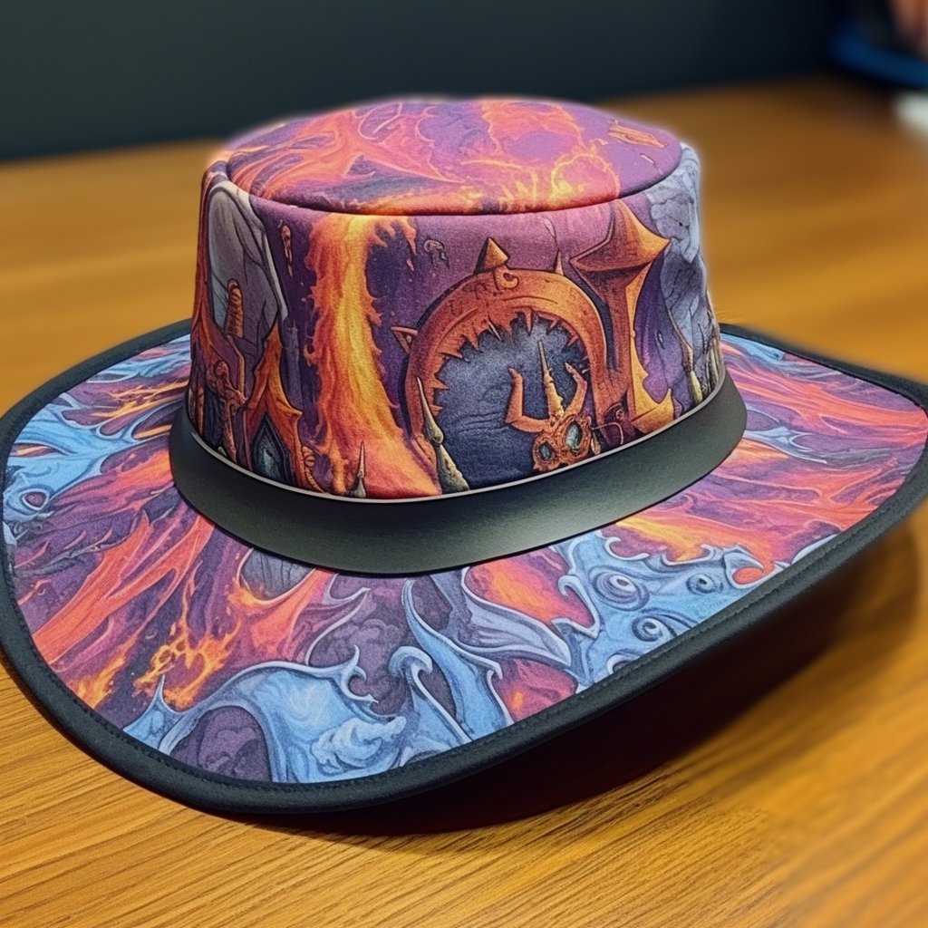 Magical Wide Brim Hat for Dungeons and Dragons