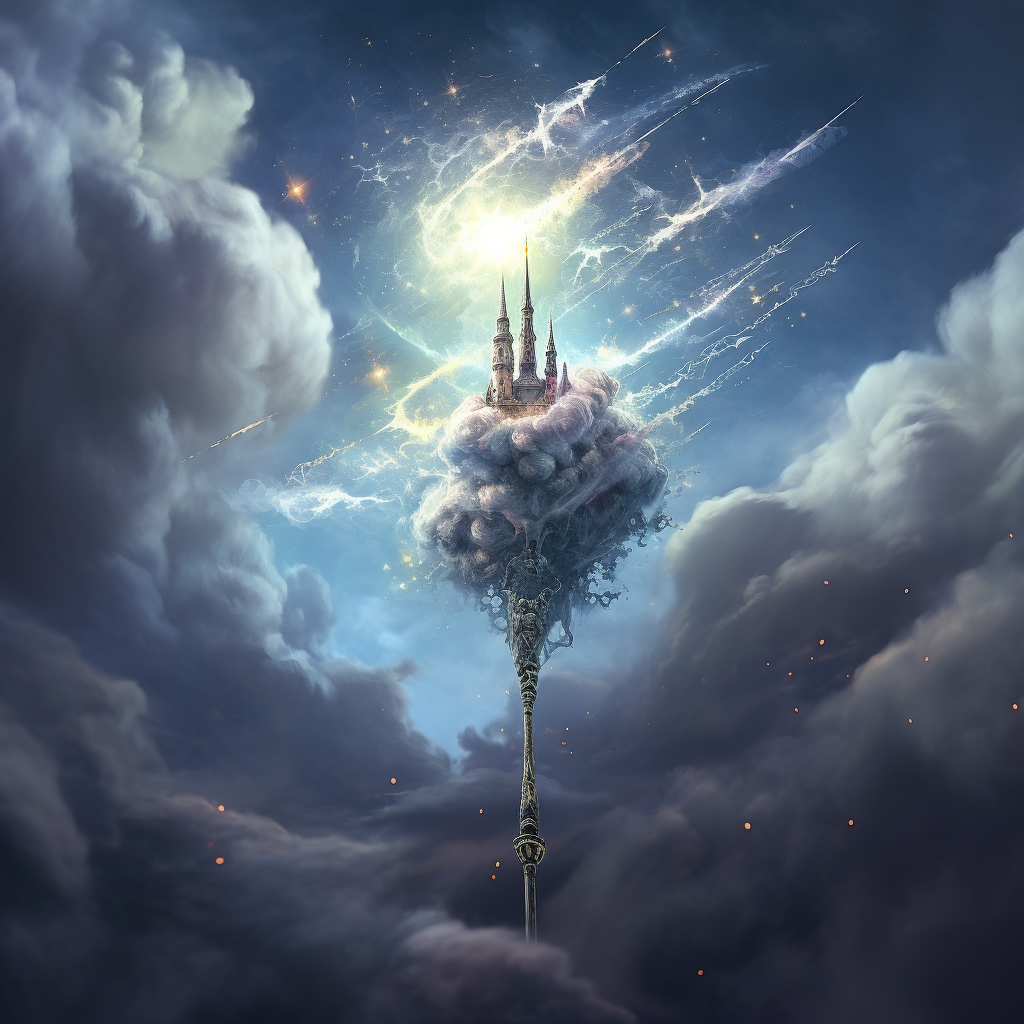 Enchanting Magic Wand in Cloud