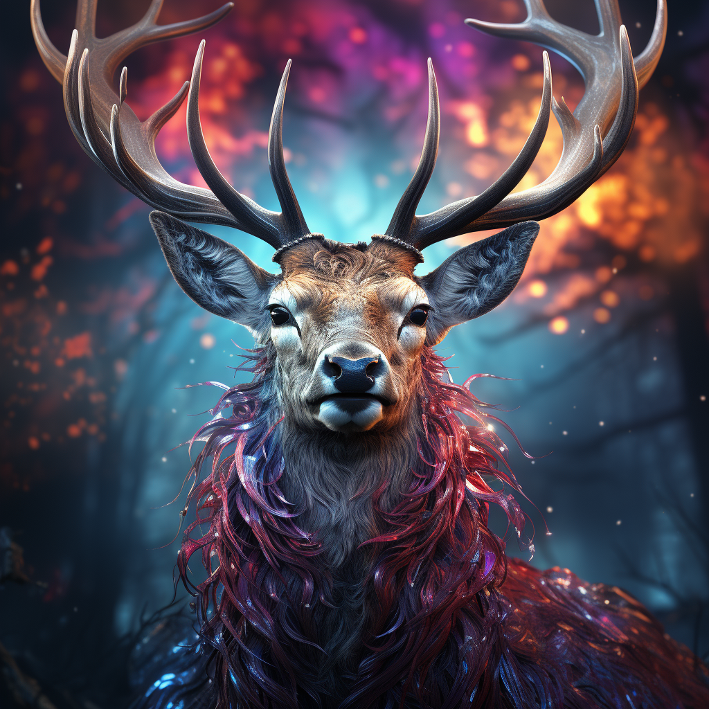 Stunning Magical Stag Image