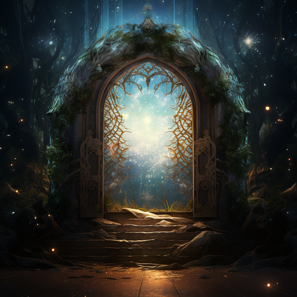 Image of a mystical door portal