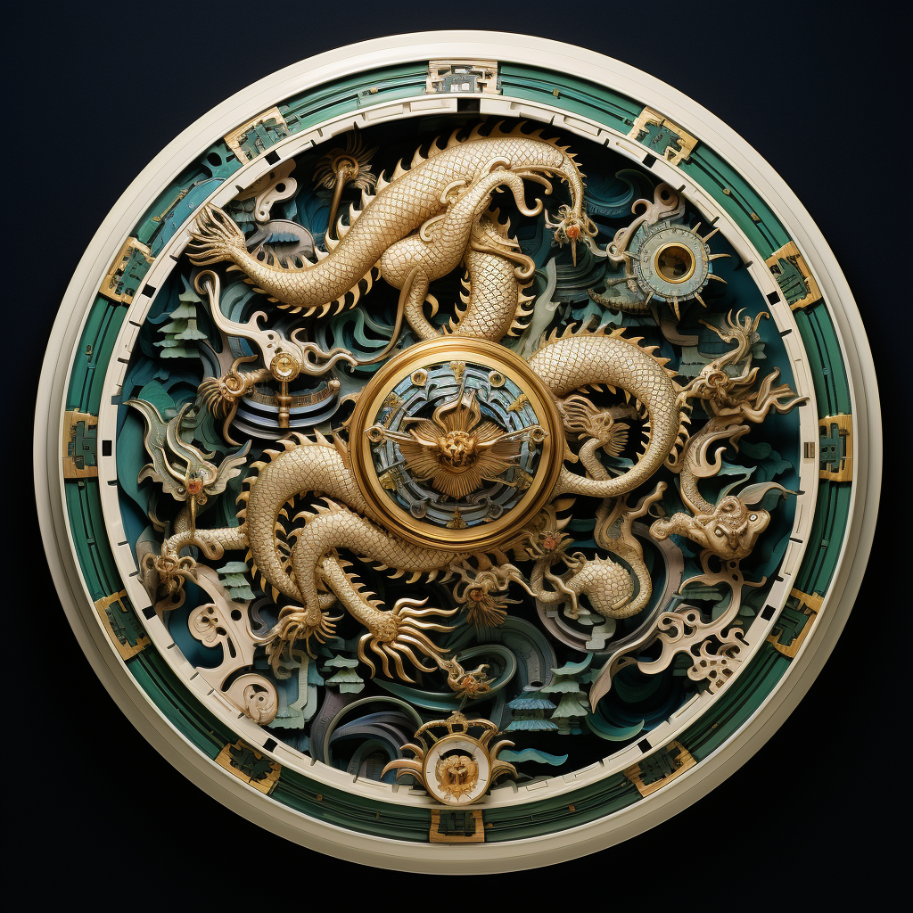 Intricate magical time calendar device