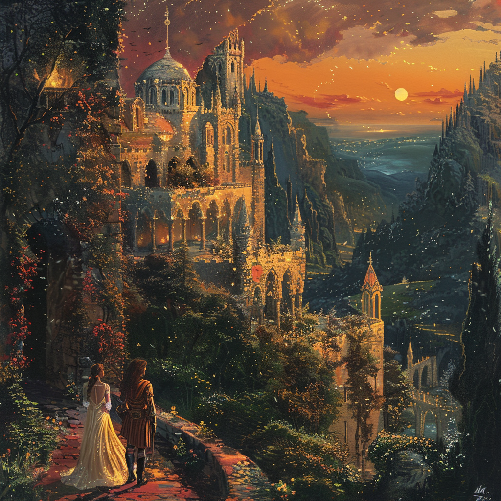 Magical Wedding in Castle Art