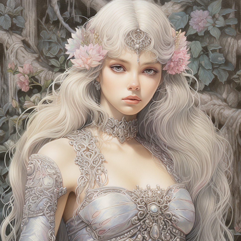 Delicate Pastel Toned Magical Elf