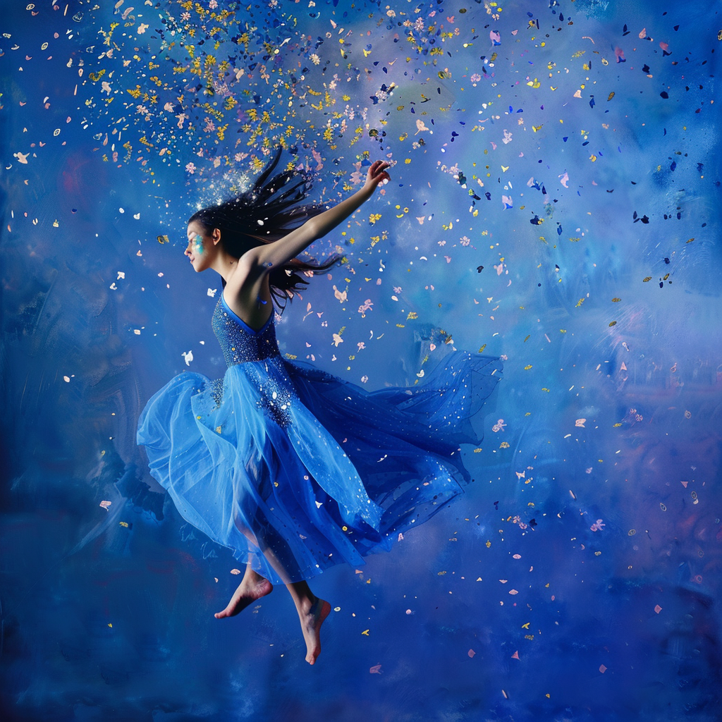 Floating magical pixie dust photo