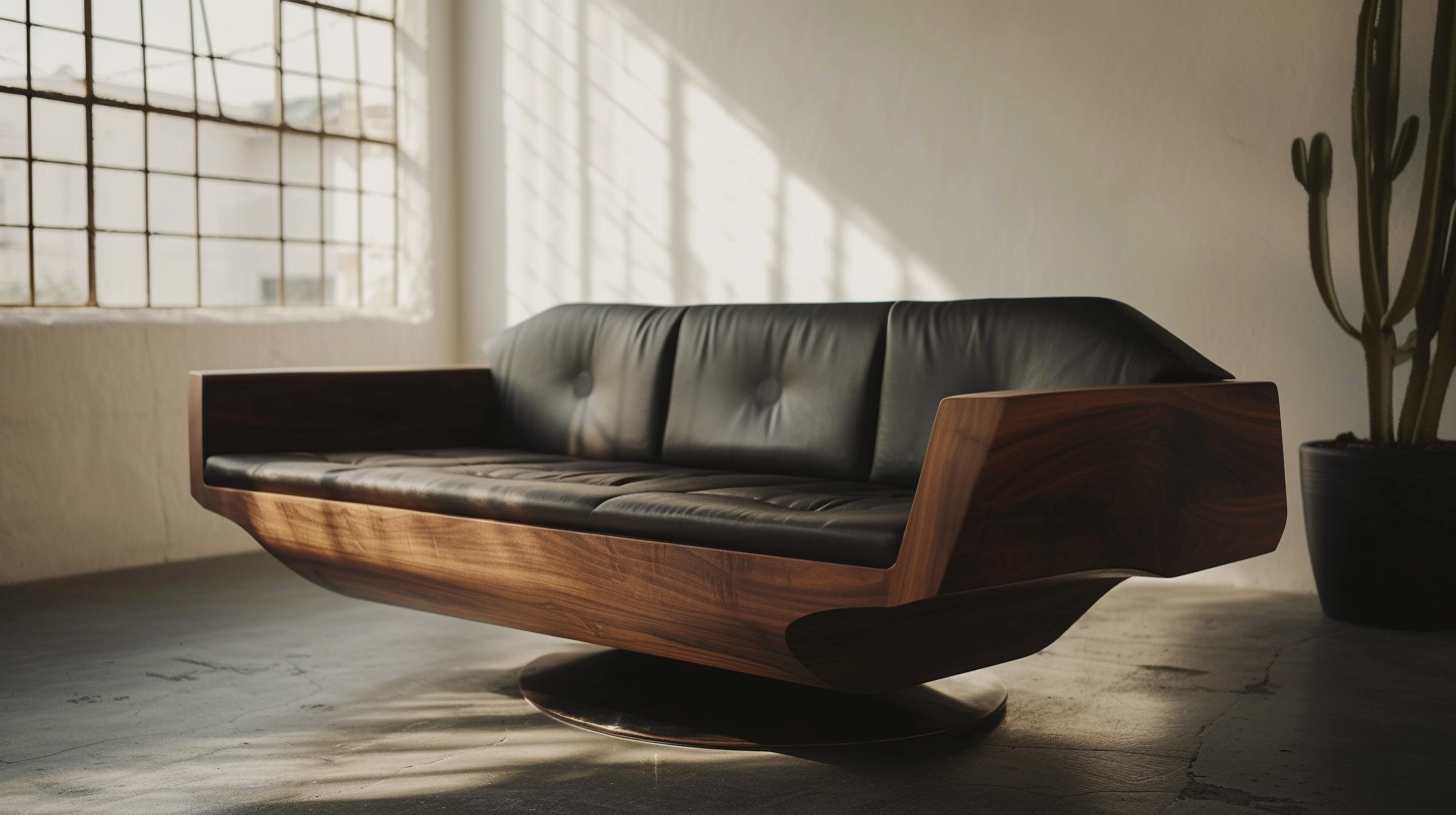 Levitating Couch on Display