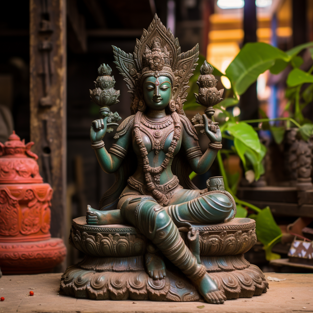 Mahalaxmi Goddess Kolhapur Statue