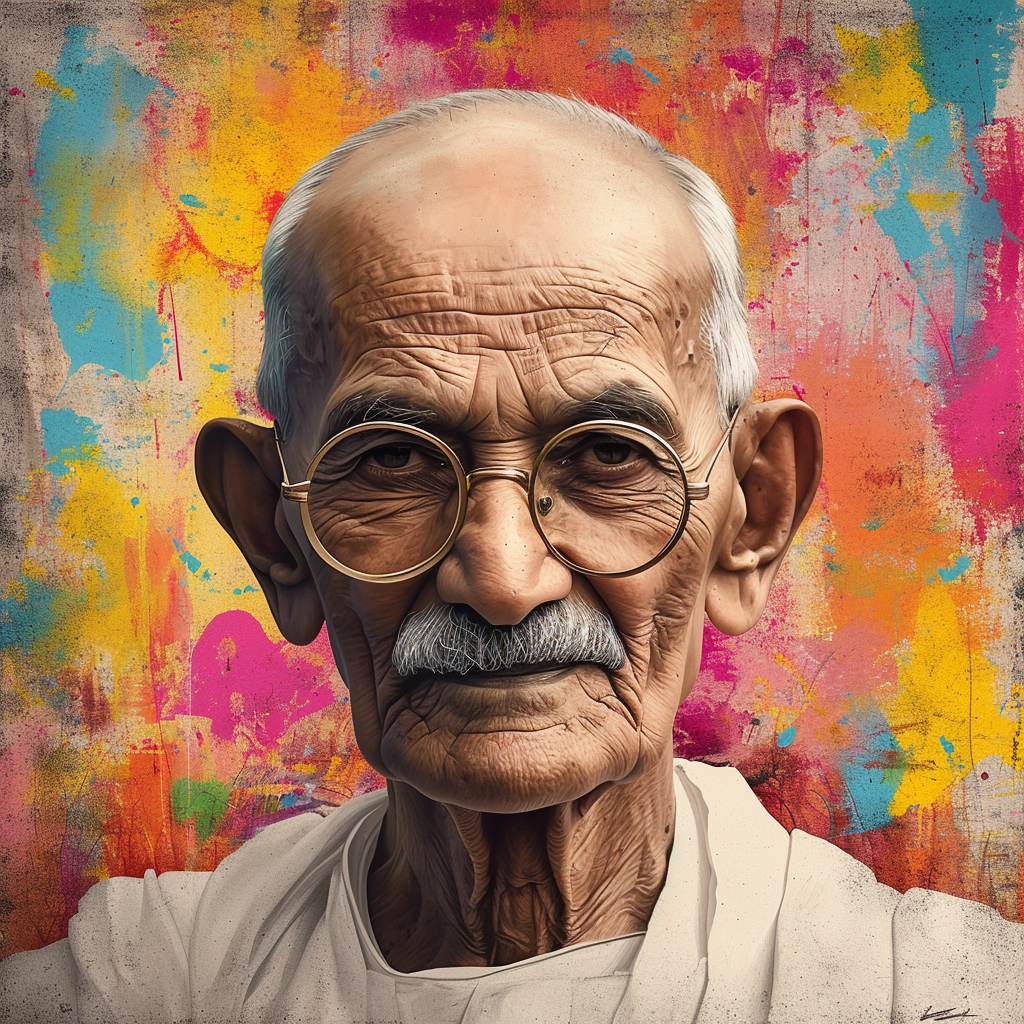 Mahatma Gandhi in high quality