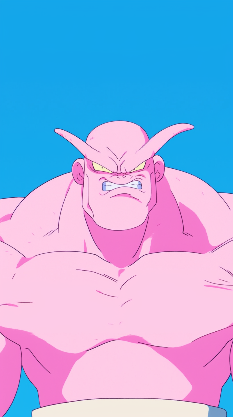 Majin Buu 90s Anime Screencap